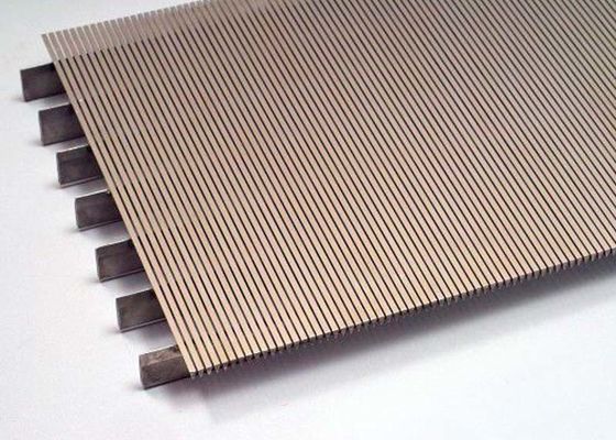 Heavy Duty V Wire SGS 321 Stainless Steel Wedge Wire Screen جانسون جوش پانل جوش