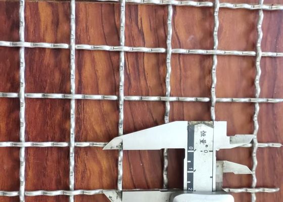 304 Mesh Crimped Stainless Steel Wire Mesh For Mining Vibrating Swing Screen Mesh (شبکه چوبی از فولاد ضد زنگ برای معدن)