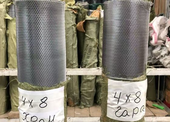 مش فلزی منبسط شده مصالح ساختمانی برای صفحه حصار مش دیواری تزئینی