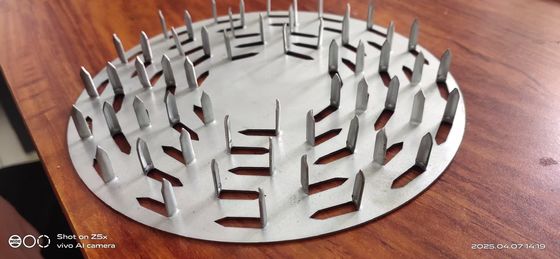 50mm عرض ضد شکاف صفحه مستطیل یک طرفه فلز ناخن فلز