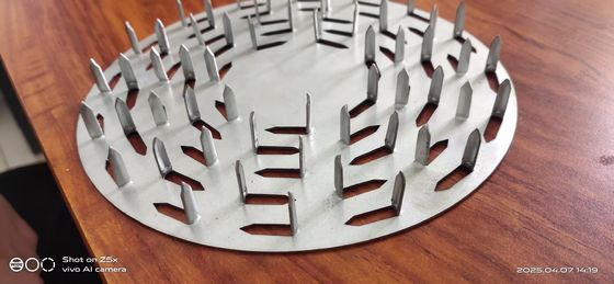 50mm عرض ضد شکاف صفحه مستطیل یک طرفه فلز ناخن فلز
