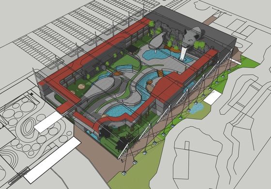 حصار مشبک طناب سیمی 316 لیتری تزئینی و محافظ باغ وحش حیوانات