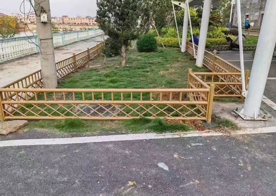 پوشش پودری حفاظتی بامبو تقلید باغ ویلا حصار آهن آلات حصار تزئینی