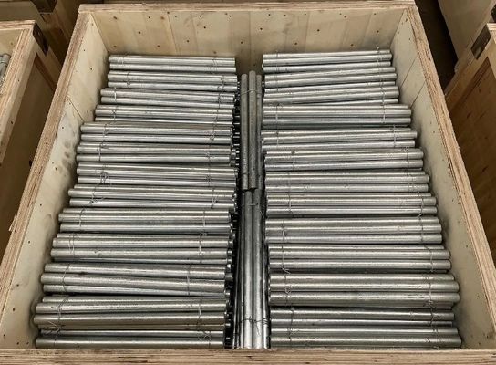 مواد ساختمانی فولادی HDG دایره ای 500mm طول Q345B