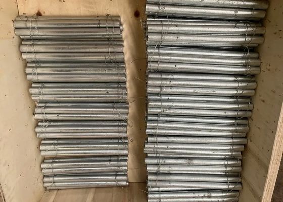 Q345B مواد ساختمانی فولادی HDG دایره ای با قطر 25 میلی متر