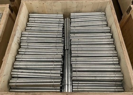 Q345B مواد ساختمانی فولادی HDG دایره ای با قطر 25 میلی متر