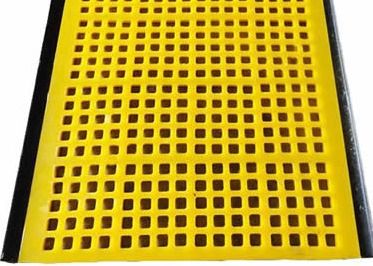 سنگ معدن آهن Pu Vibrating Linear Screen Line Mesh Mieve Sieve Trommel Shale شاکر صفحه موز