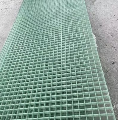 FRP راهرو GRP شبکه با ضخامت 25mm و اندازه 38X38X38mm ساخته شده از فیبرگلاس