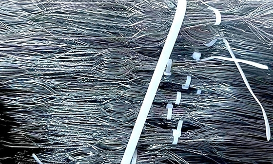 موانع سیم غیر قابل مشاهده MZP Putanka 10x5x1.4m سیم کربن گالوانیزه