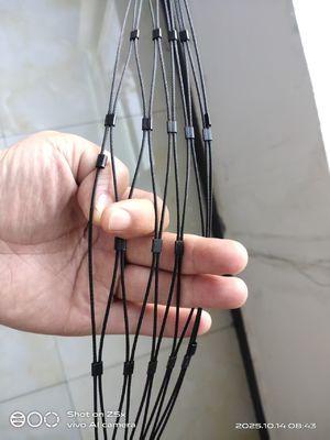 Hand-Made 316L and 304 Stainless Steel Rope Mesh for Rust Resistant and Customizable Applications