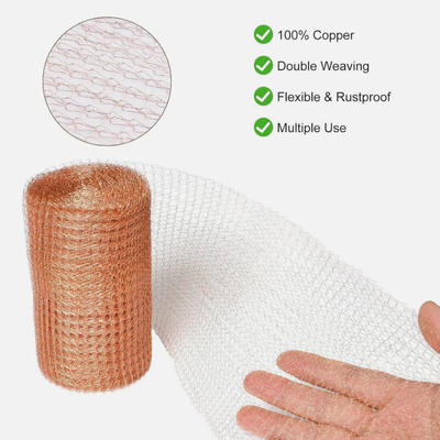 Copper Mesh 5inch x 32 feet Rust proof Copper Mesh Roll for Preventing Rodent