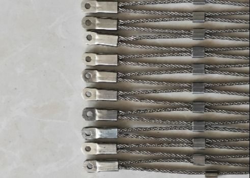 ضخامت 1.5 میلی متر SS 316 حصار طناب سیمی مش طناب فولادی ضد زنگ برای باغ وحش