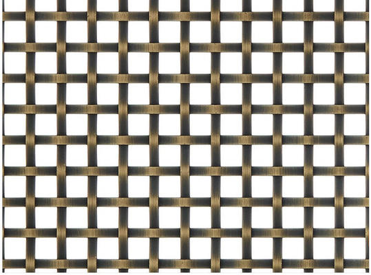 Antique Brass Flat Decorative Wire Grilles