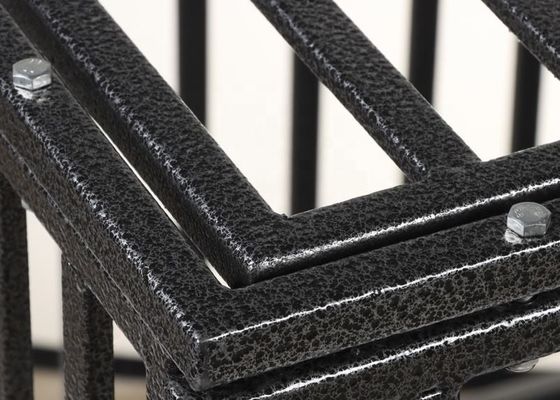 خانه تاشو فلزی تاشو سگ خانگی با سینی قابل جابجایی