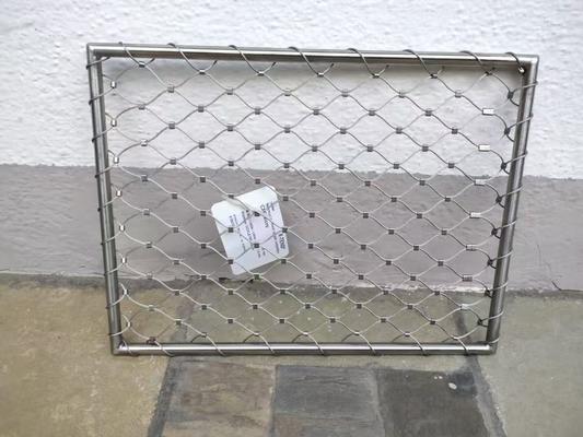 نوع فرول سفارشی اینوکس 316 توری طناب سیمی مشبک کابل استیل ضد زنگ انعطاف پذیر Webnet X Tend Mesh