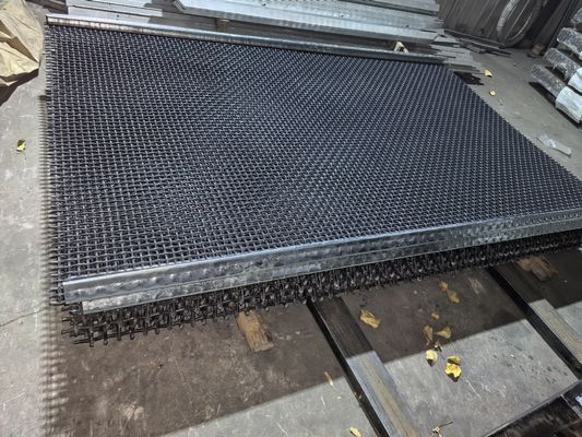 ارتعاش مش سیم بافته شده با فولاد کربن بالا