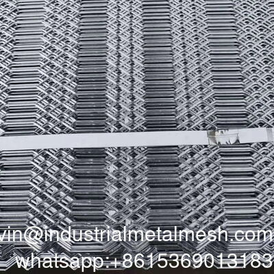 پالش شده رنگ روشن پودر پوشانده تزئینی گسترش فلزی سیم میش