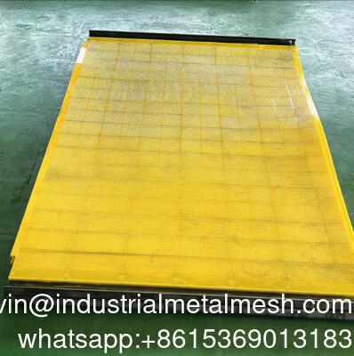 PU Dewatering Screen Mesh High Wear Resistance Polyurethane Flip Flop Screen Panels