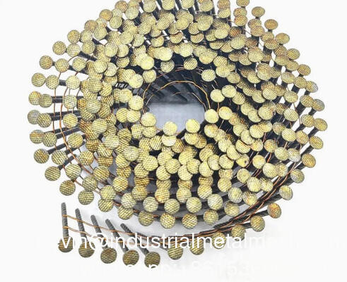 ناخن‌های پالت کارخانه چین با پوشش رنگ، ناخن‌های کویل با شفت مارپیچی