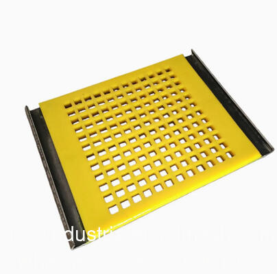 پلی اورتان صفحه نمایش شبکه قلاب محکم کردن نوع مقاومت در برابر خوردگی مقاومت در برابر خوردگی انعطاف پذیری بالا عمر طولانی برای غربالگری معدن معدن