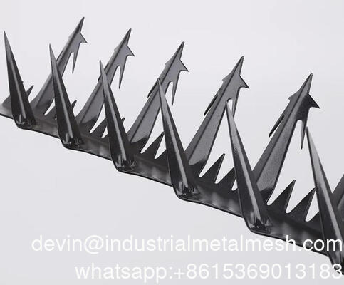 اسپایک‌های دیواری ضد پرنده کبوتر استیل ضد زنگ سایز بزرگ 5 متری
