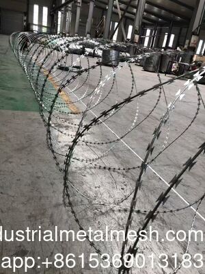 Durable Concertina Razor Wire for Secure Prison Perimeters