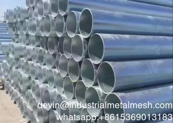 ASTM A53 Z40 Z90 Z120 لوله گالوانیزه داغ Gi Pipe لوله فولادی گالوانیزه برای ساخت و ساز