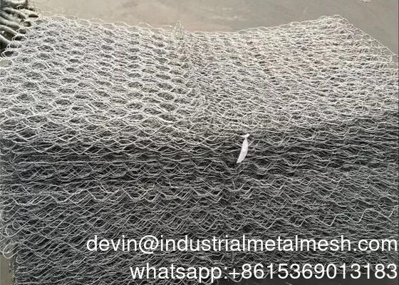 سیم گالوانیزه کم کربن گابیون برای پروژه حفاظت از آب