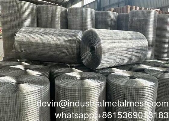 16 اندازه 1 X 1/2 اینچ گالوانیز شده Welded Wire Mesh رول برای پرورش حیوانات