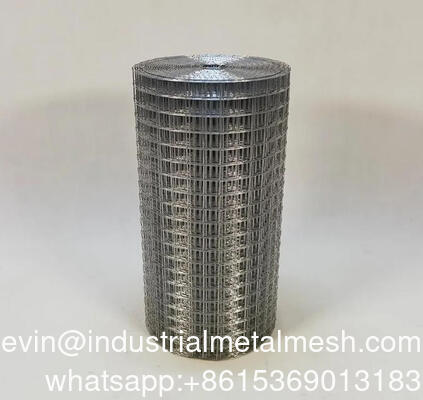 High-Quality Stainless Steel Mesh Durable Square Welded Steel Wire Mesh Roll for Fencing