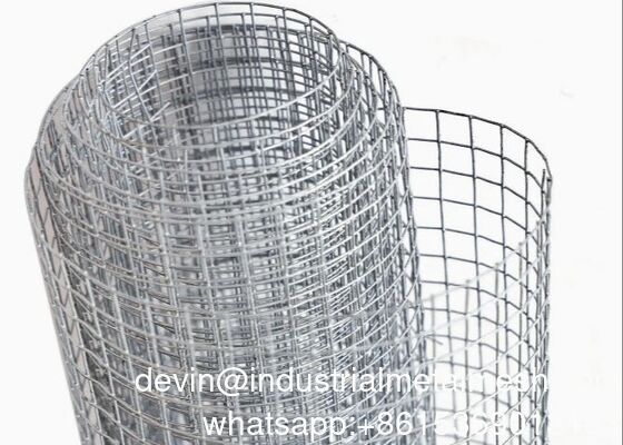 1/2 "، 1.4mm SUS304 فولاد ضد زنگ براق سیم برای سازنده مرغ اردک خروس خرگوش قفس