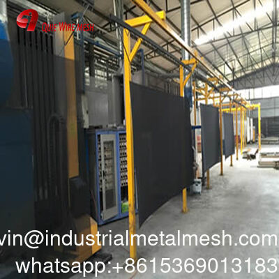 304 فولاد ضد زنگ با پوشش پودری مشکی صفحه نمایش حشرات درب امنیتی