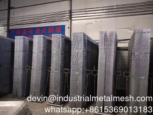 2.5mm 3.0mm داغ DIP گالوانیزه Welded سیم میش پانل فولاد سیم میش ورق برای ساخت و ساز