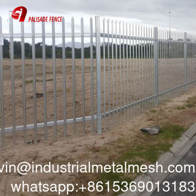 قیمت کارخانه سفارشی با کیفیت بالا فولاد خمیده بالا گالوانیزه پودر پوشانده حصار امنیتی