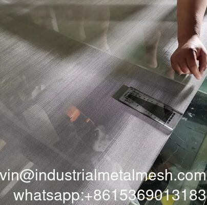 توری سیمی استیل ساده بافت 0.02-5.0 میلی متر قطر سیم و 1-500 مش