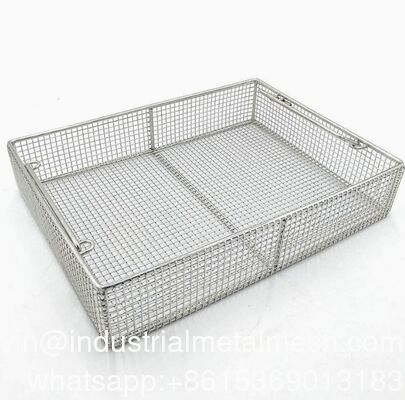 Customized Stainless Storage Steel Wire Drawers Laboratory Disinfection Basket