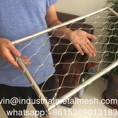 توری کابل فولادی ضد زنگ بزرگ فضای باز
