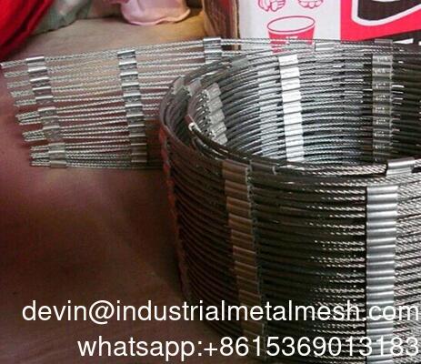 توری طناب سیمی استیل ضد زنگ Ss 304 Ss 316 توری طناب فرول استیل ضد زنگ برای فروش