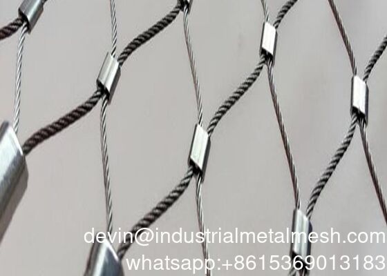 محفظه جانوران انعطاف پذیر فولاد ضد زنگ شبكه طيور