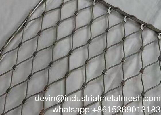 X-Tend فولاد ضد زنگ باغ وحش پرنده مرغخانه شبکه/سقف چوک حفاظت از حصار طناب میش