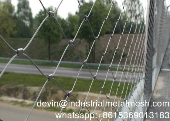 X-Tend فولاد ضد زنگ باغ وحش پرنده مرغخانه شبکه/سقف چوک حفاظت از حصار طناب میش