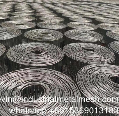 رول مش جوش داده شده مشکی 3 میلی متری برای تقویت بتن