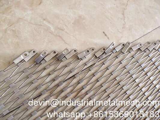 2MM قطر 316 فولاد ضد زنگ شبكه طناب برای حفاظت از Raccoon و میمون