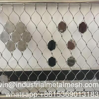 2MM قطر 316 فولاد ضد زنگ شبكه طناب برای حفاظت از Raccoon و میمون
