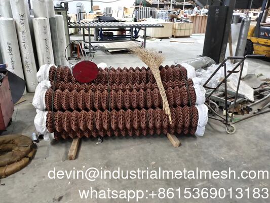 نرده زنجیره ای گالوانیزه با سیم خاردار سازنده چین