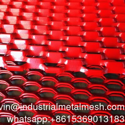 رنگ خاکستری آلومینیوم گسترده فلزی میش برای ساخت و ساز نمای