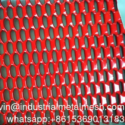 رنگ خاکستری آلومینیوم گسترده فلزی میش برای ساخت و ساز نمای