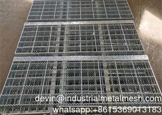 توری های سنگین سفارشی تامین کننده پوشش گالوانیزه فلزی گریتینگ فولادی دندانه دار