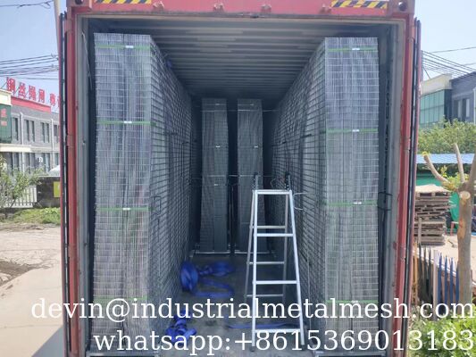 2.5mm 3.0mm داغ DIP گالوانیزه Welded سیم میش پانل فولاد سیم میش ورق برای ساخت و ساز