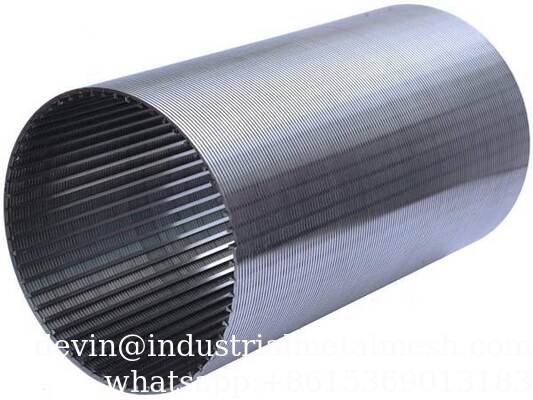 S32750 18S/Q35-12mm Profile Full Welded Wedge Wire Screen With Q35 Support Rod